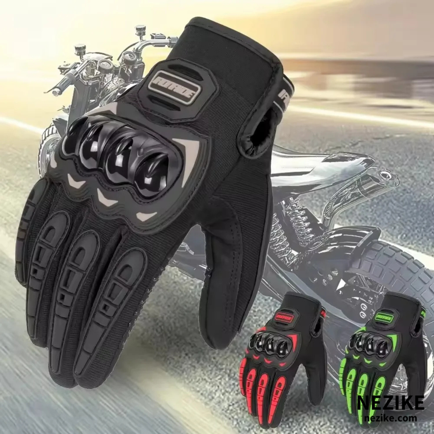 NEZIKE Touchscreen Moto Gloves